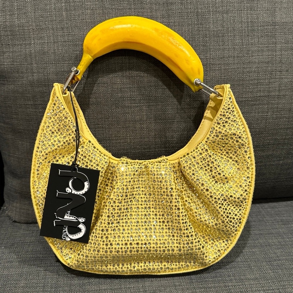 SOLD——-Puppets and puppets Banana Hobo bag